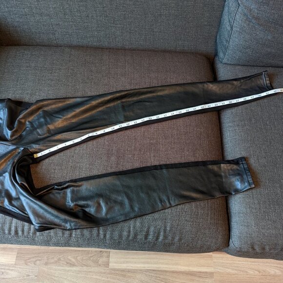 Wilfred Free Faux Leather Front Panel Pull On Leggings - Picture 7 of 8